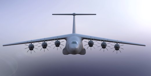 A 480 L大飞机造型3D图纸 STEP格式缩略图